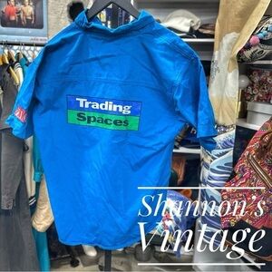 TLC Trading Spaces Y2K sz large contestant worn shirt A49
